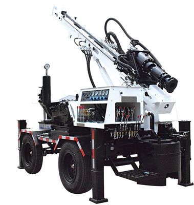 Good price Four Wheel 150m Portable Water Well Borehole Drilling Rig online